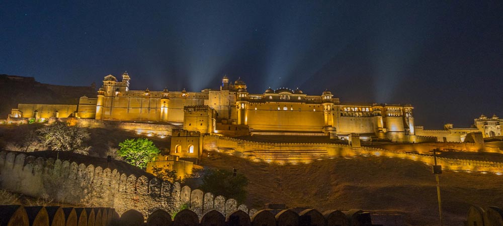 amber fort night view jaipur